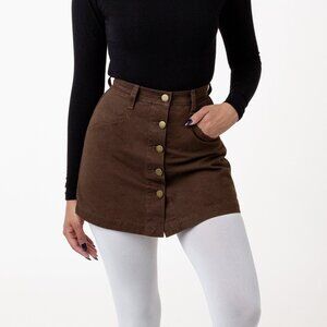 Button-Front Skort